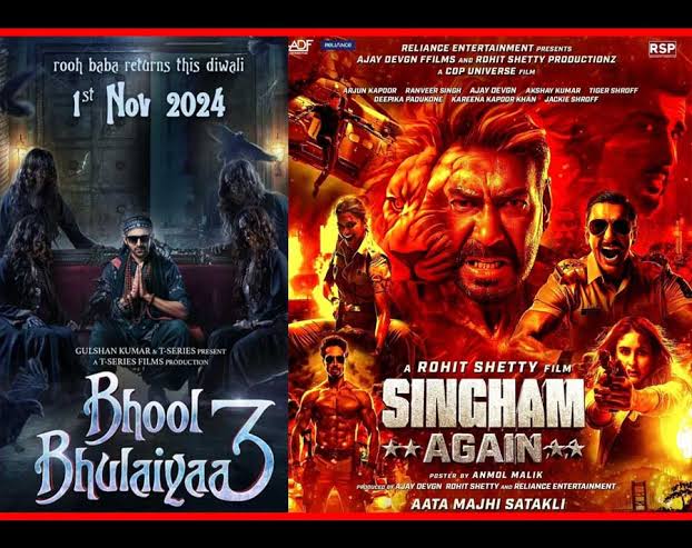 Singham Again and Bhool Bhulaiyaa 3